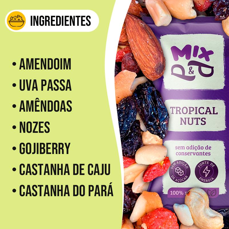 Mix de Castanhas P&P — Snack Premium 100% Natural
